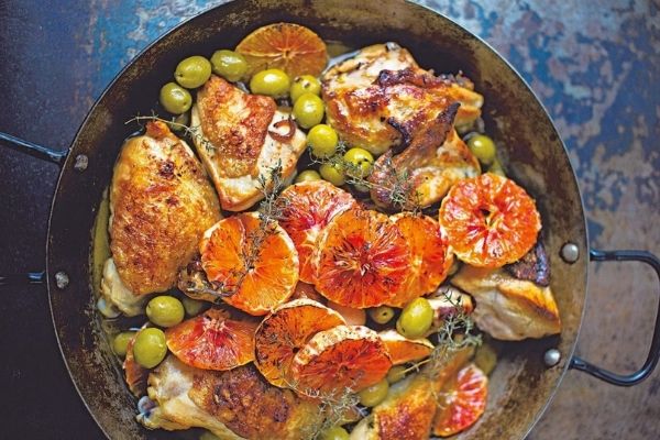 Chicken With Oranges And Olives - Hirsch's