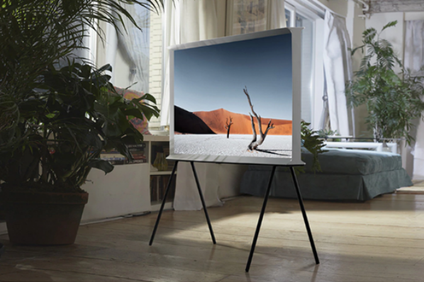 360 degree view with Samsung’s Serif 139cm TV