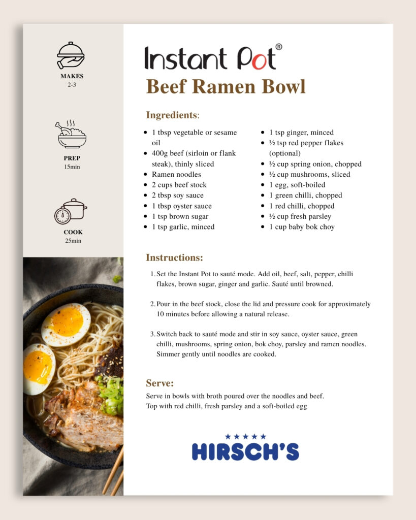 Winter Instant Pot ramen bowl