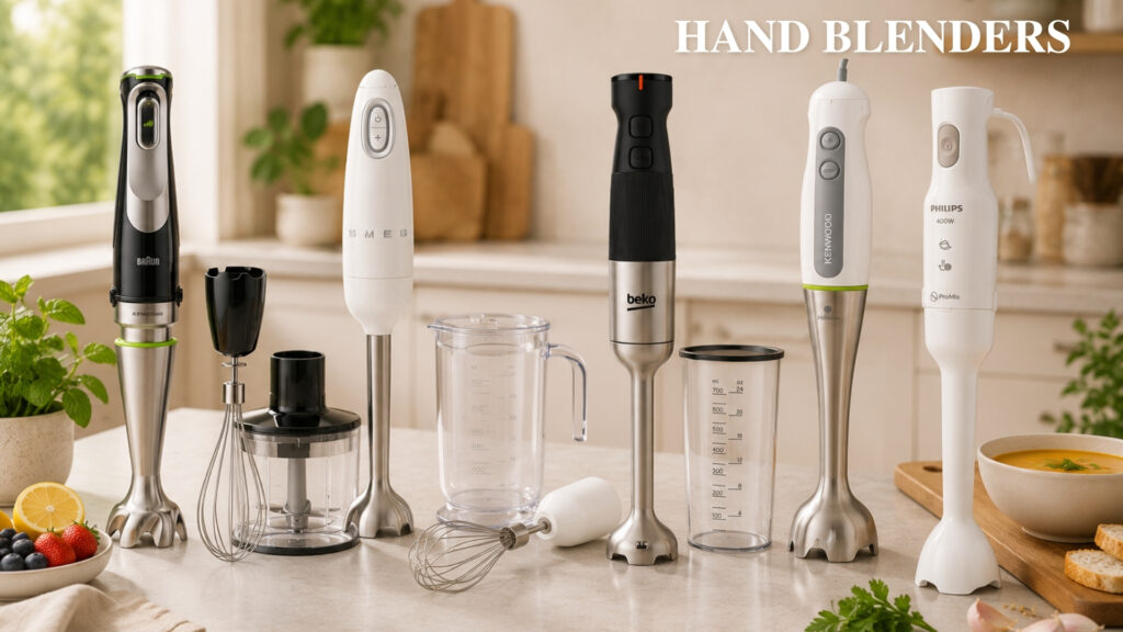Hand blenders for healthy cooking and baking recipes at Hirsch’s