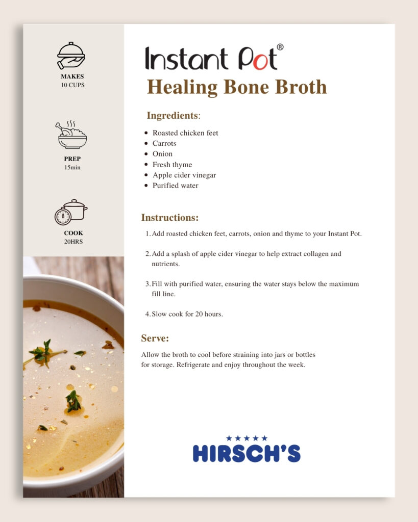 Winter Instant Pot bone broth