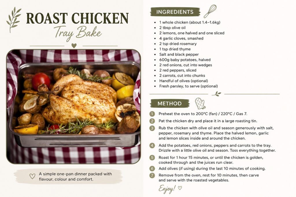 chicken tray recipe